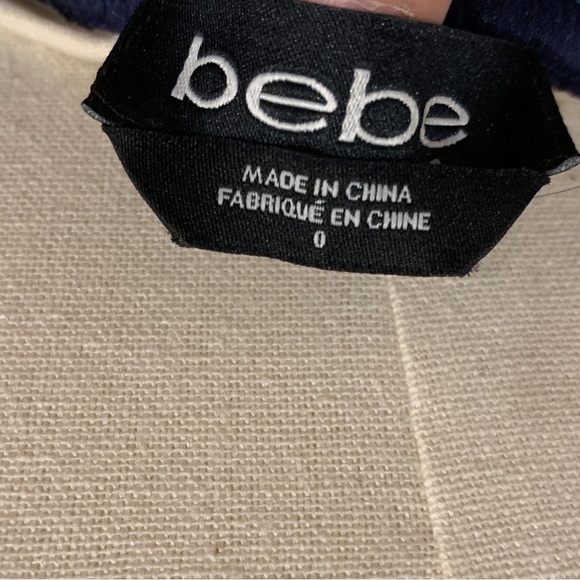 Bebe Orange Blue Floral Boho Printed Chiffon Babydoll Maxi Dress - Picture 11 of 14